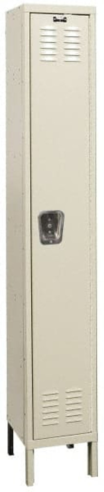 Hallowell U1226-1PT 1-Wide Locker: 12" Wide, 11" Deep, 66" High, Padlock