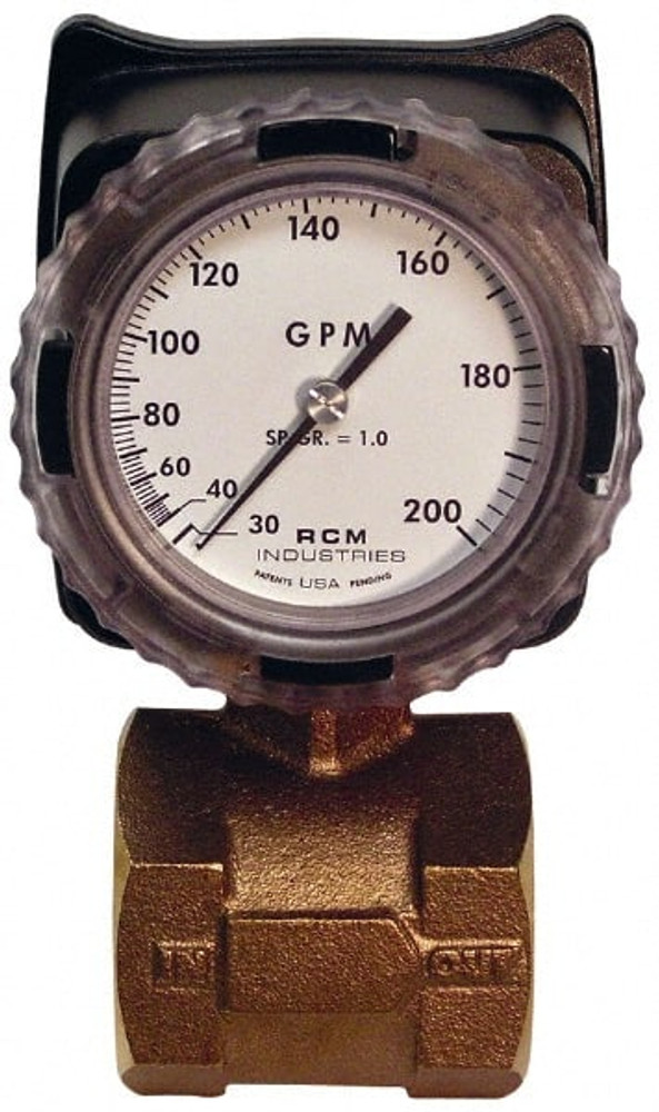 Made in USA 2-71-R-200-W2 2" NPT Port RCM Industries Flo-Gage Flowmeter