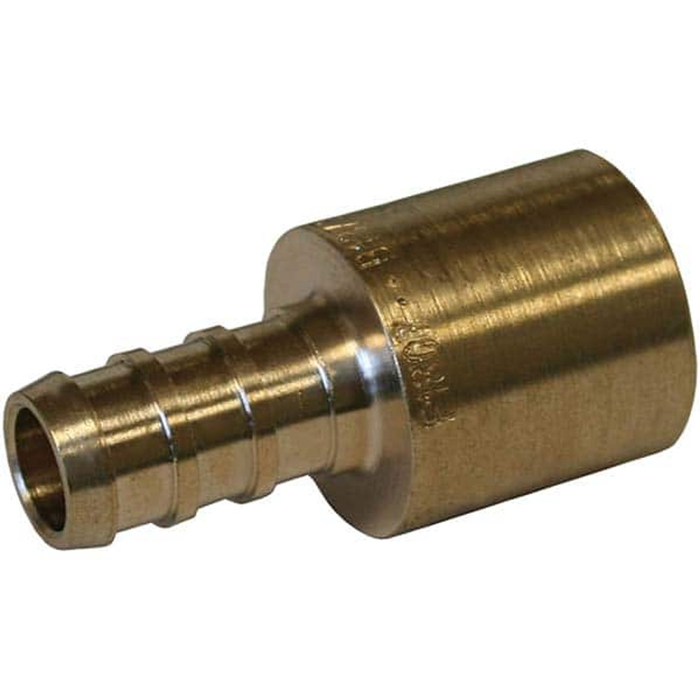 Jones Stephens C76049LF Brass Pipe Male Sweat Adapter: 1/2 x 3/4" Fitting, PEX x M Sweat, Lead Free