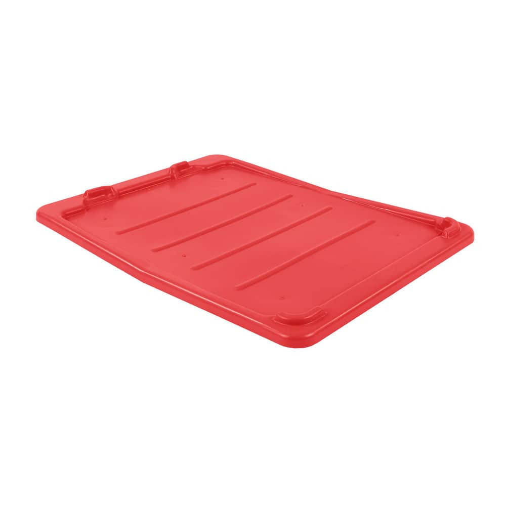 LEWISBins+ CSN2618-1 RED 27" Long x 19.1" Wide x 1.3" High Red Lid