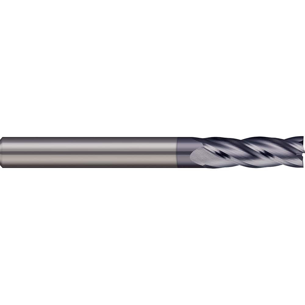 Micro 100 AEMM-060-4X Square End Mill: 6 mm Dia, 4 Flutes, 16 mm LOC, Solid Carbide, 30 ° Helix