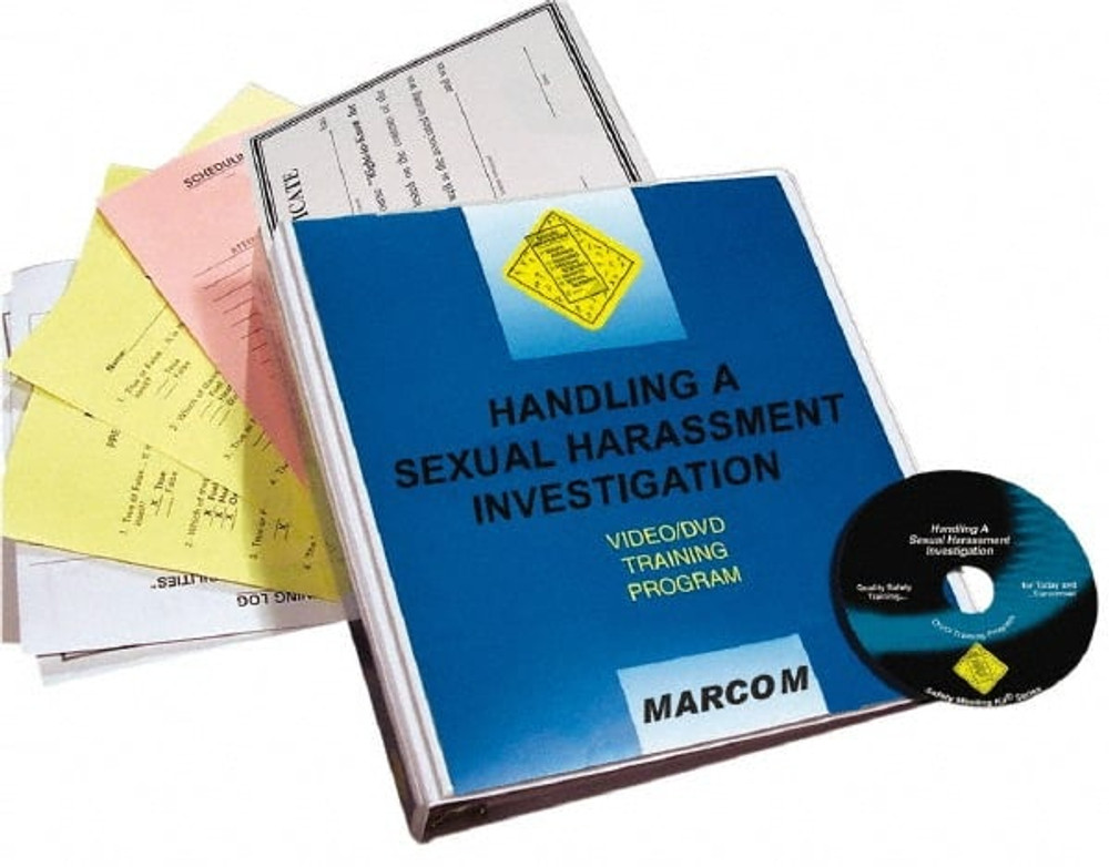 Marcom V0000499EM Handling a Sexual Harassment Investigation, Multimedia Training Kit