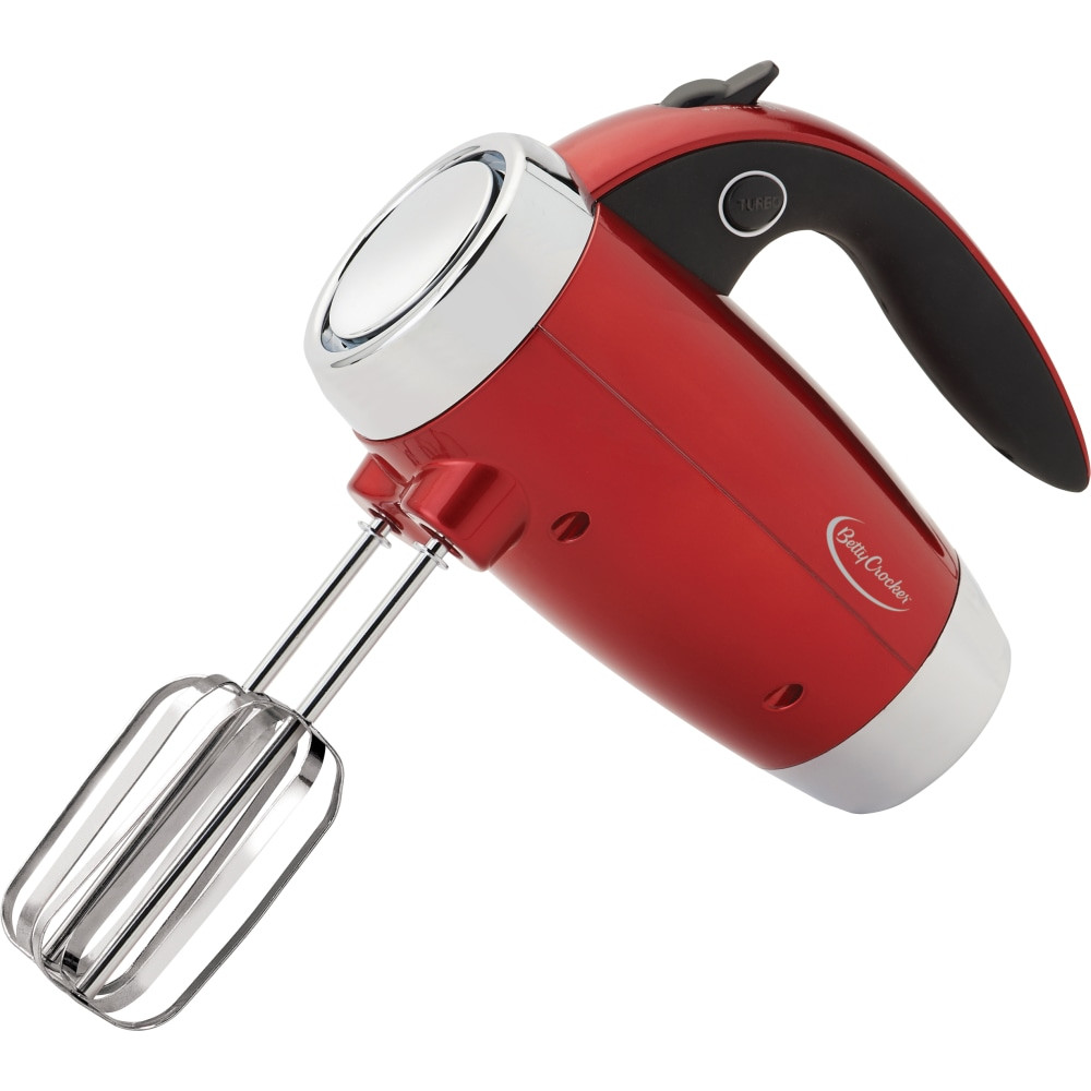W.APPLIANCE CO Betty Crocker BC-2208CMR  7-Speed Power Up Hand Mixer With Stand, Red