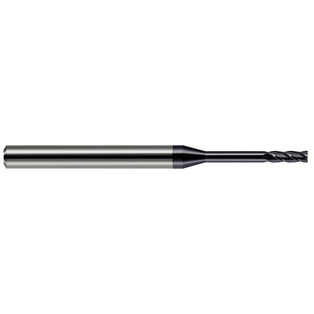 Harvey Tool 76247-C3 Square End Mill: 3/64'' Dia, 9/64'' LOC, 1/8'' Shank Dia, 1-1/2'' OAL, 2 Flutes, Solid Carbide