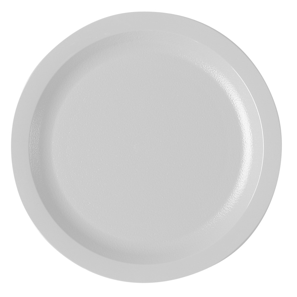 CAMBRO MFG. CO. 725CWNR148 Cambro Camwear Round Dinnerware Plates, 7-1/4in, White, Pack Of 48 Plates