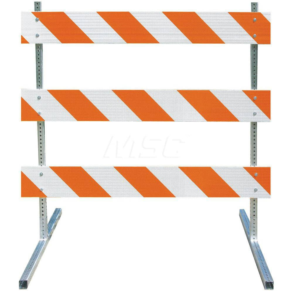 Plasticade 3504HIPLRDRILLK Traffic Barricades; Barricade Height (Inch): 63 ; Barricade Width (Inch): 48 ; Reflective: Yes ; Compliance: NCHRP-350; MUTCD