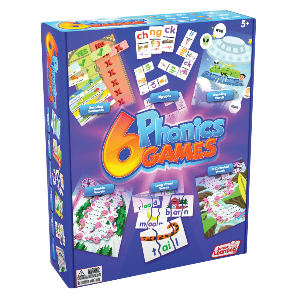 JUNIOR LEARNING JRL401  6 Phonics Games