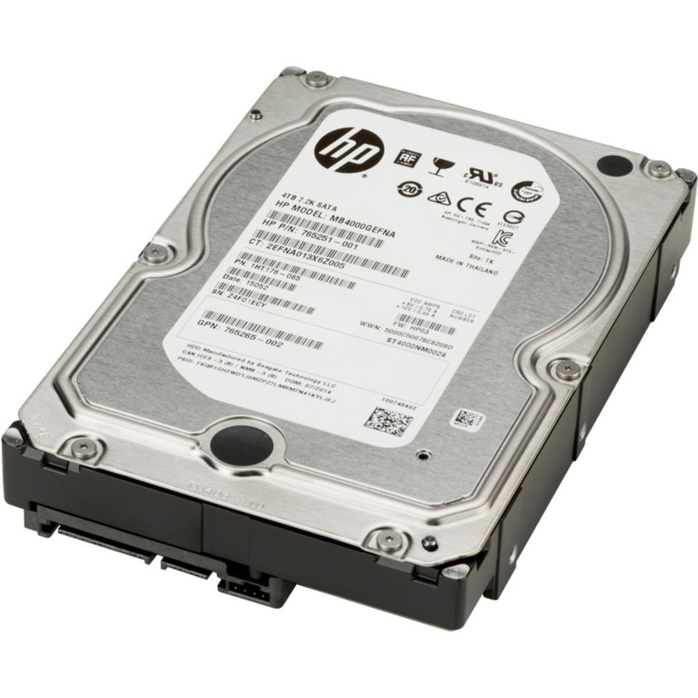 HP INC. HP K4T76AT  4 TB Hard Drive - 3.5in Internal - SATA - Workstation Device Supported - 7200rpm - 1 Year Warranty