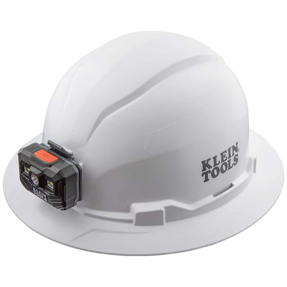 Klein Tools 60406RL Hard Hats; Hard Hat Style: Full Brim ; Application: Construction ; Material: ABS Plastic ; Class Rating: E ; Vented: No ; Slotted: No