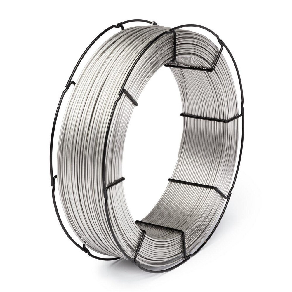 Lincoln Electric ED035186 MIG Solid Welding Wire: 0.125" Dia, Stainless Steel