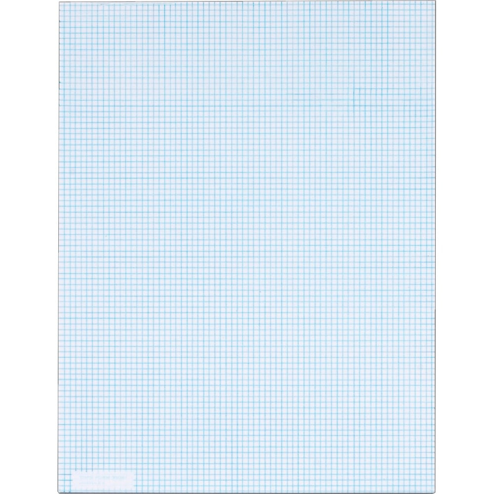 TOPS BUSINESS FORMS TOPS 33081  Graph Pad - 50 Sheets - Both Side Ruling Surface - 20 lb Basis Weight - Letter - 8 1/2in x 11in - White Paper - 1 / Pad