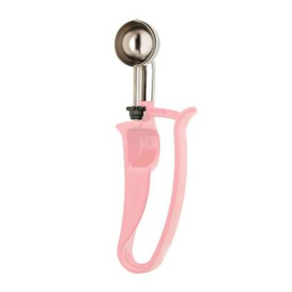 GREENFIELD WORLD TRADE INC. 2060 Zeroll #60 Stainless-Steel Disher, 0.54 Oz, Silver/Pink