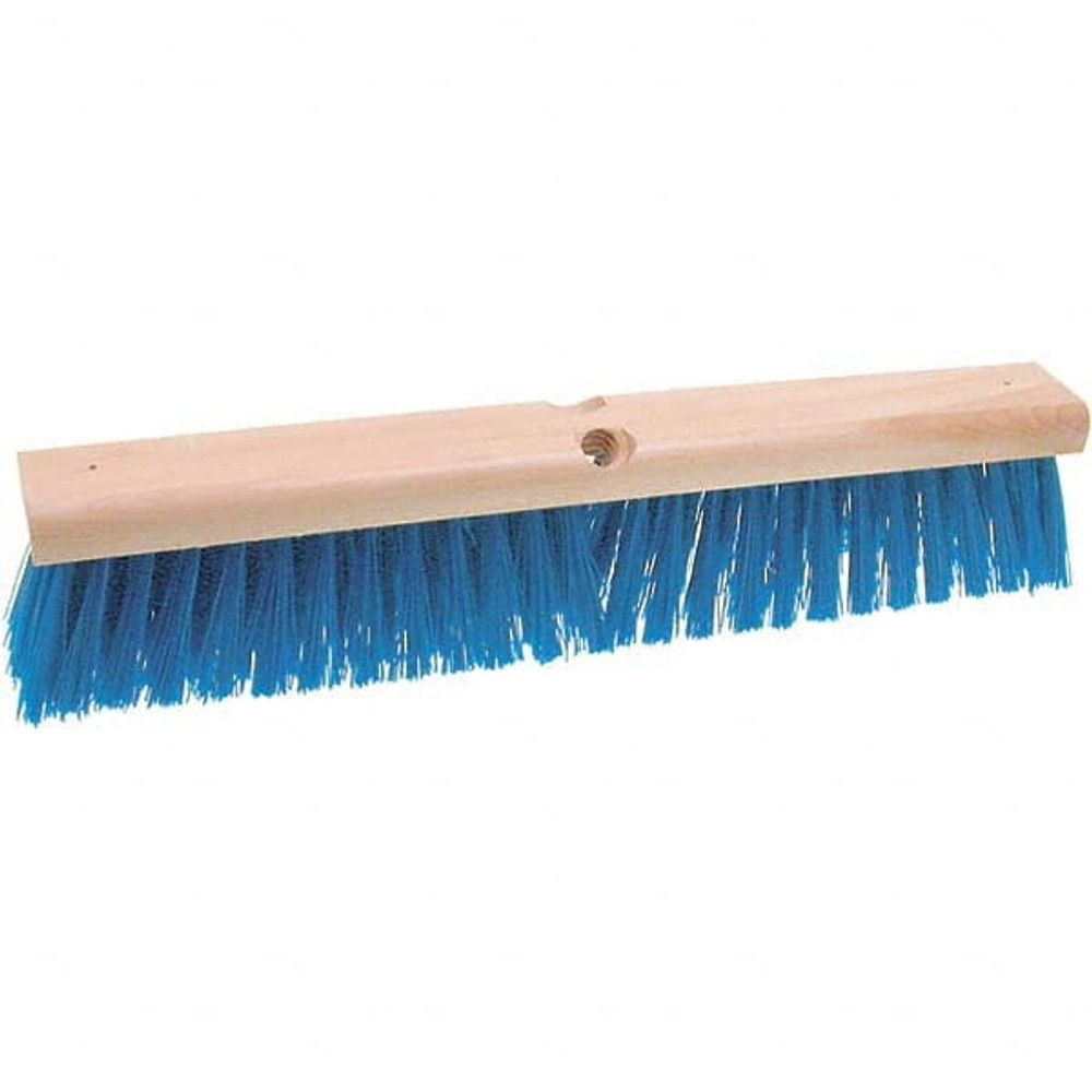 Osborn 0008127900 Push Broom: 18" Wide, Polypropylene Bristle