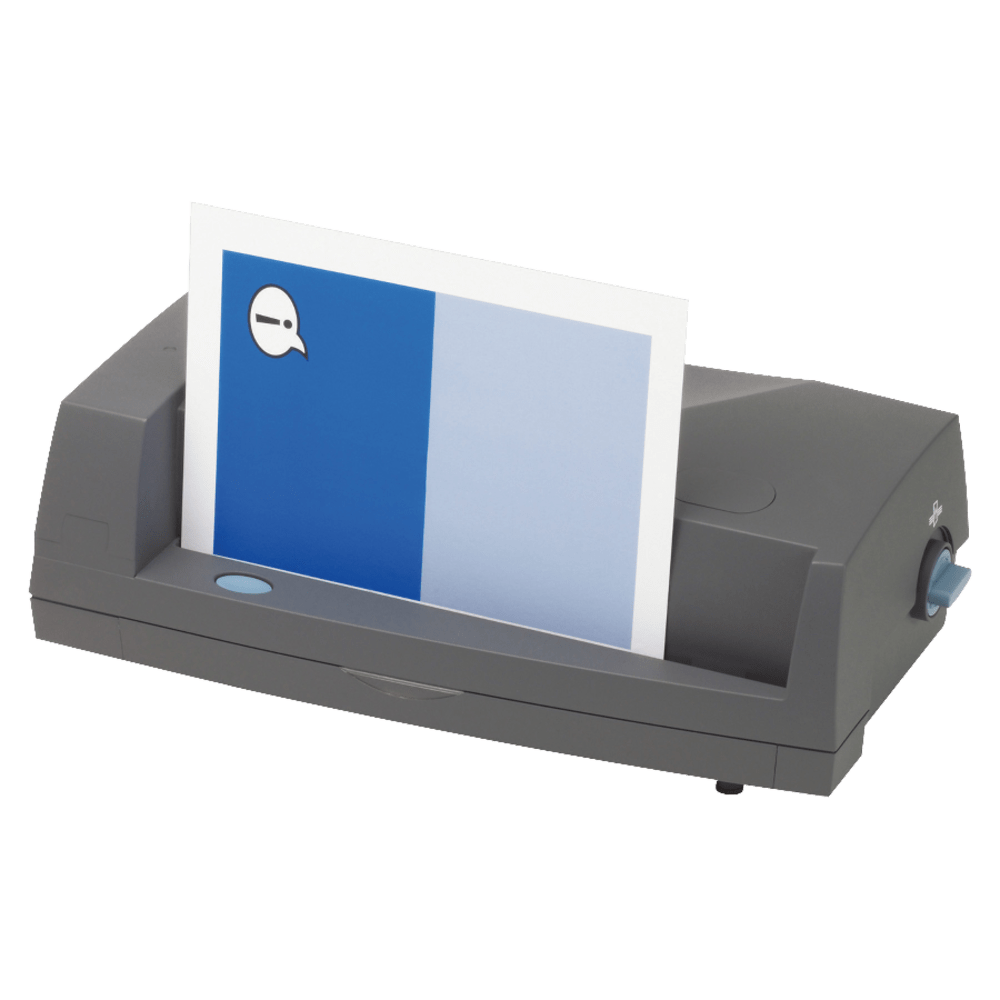 ACCO BRANDS USA, LLC 7704270 GBC Electric Adjustable 2-Hole Punch, Dark Gray