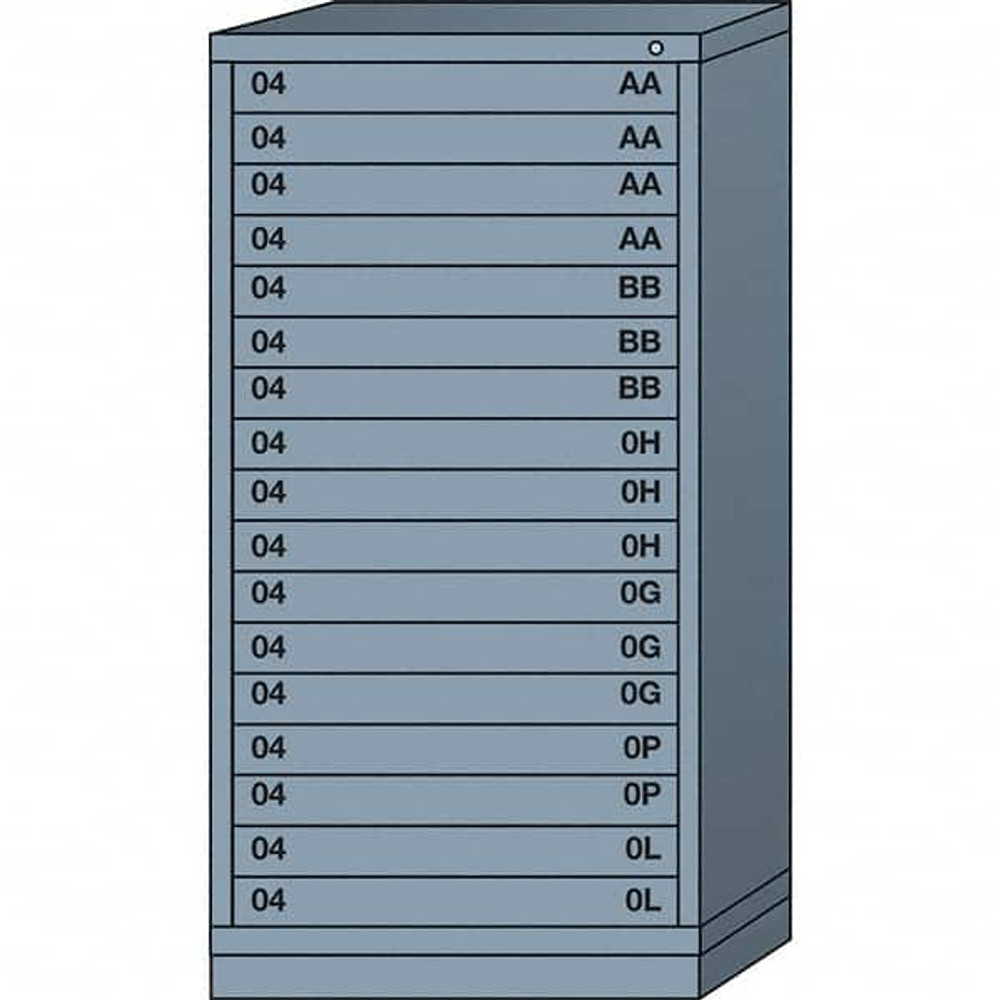 Lyon DDS683030000AIL Standard Eye-Level - Single Drawer Access Steel Storage Cabinet: 30" Wide, 28-1/4" Deep, 59-1/4" High
