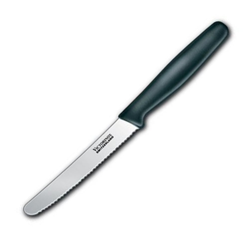 TRG - SWISS GEAR Victorinox 47503  Round Tip Steak Knife, 4-1/2in, Black