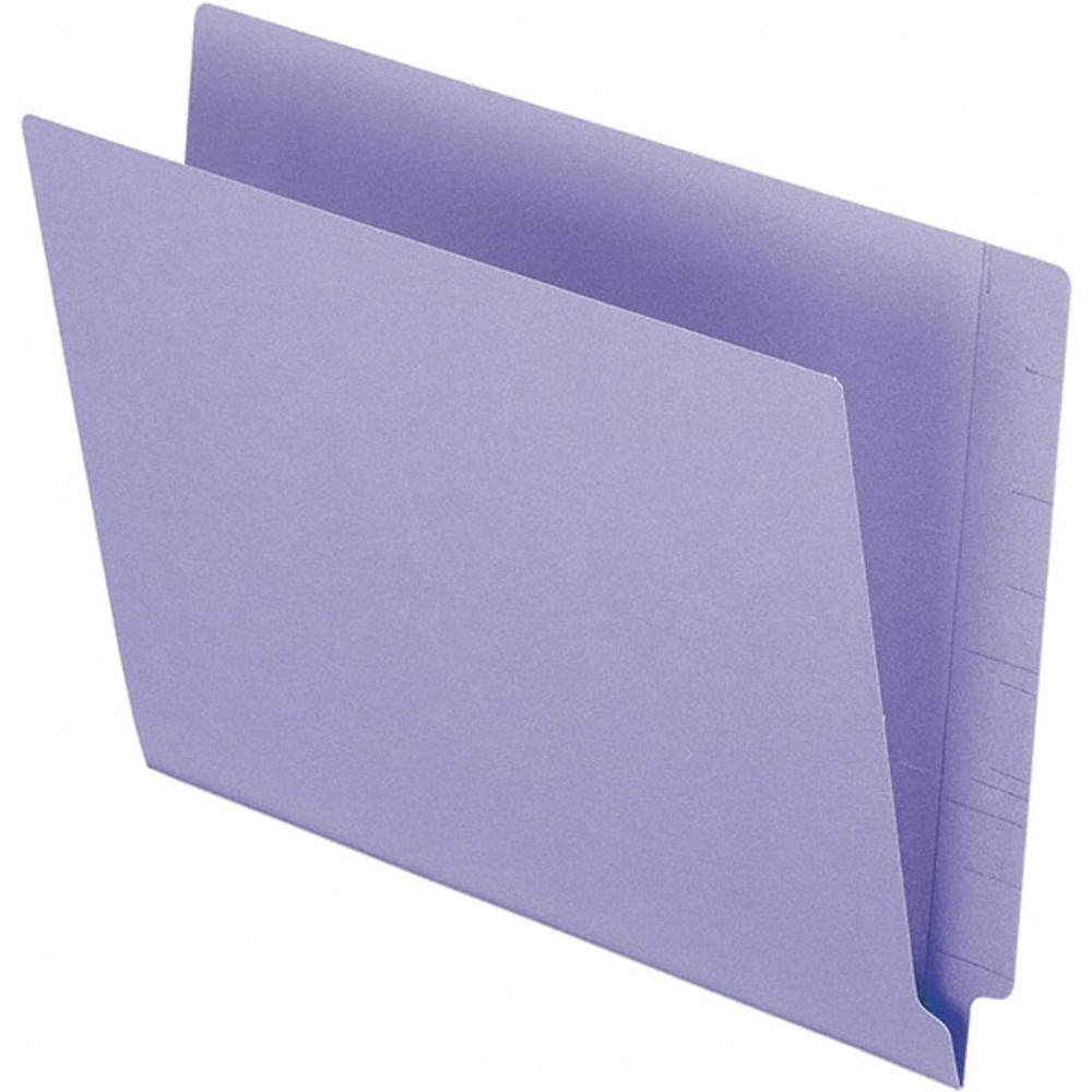 Pendaflex PFXH110DPR File Folders with End Tab: Letter, Purple, 100/Pack