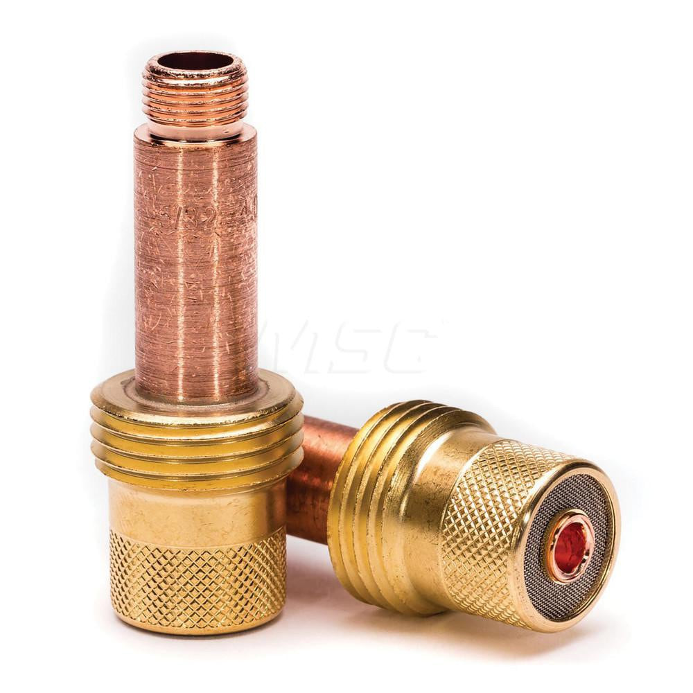 Lincoln Electric KP4754-532 TIG Torch Collets & Collet Bodies; Product Type: Collet Body ; Hole Diameter: 0.1560 ; Material: Copper Alloy ; For Use With: 17/18/26 TIG Torches using 5/32" Tungsten Electrodes; 17/18/26 TIG Torches using 5/32" Tungsten 