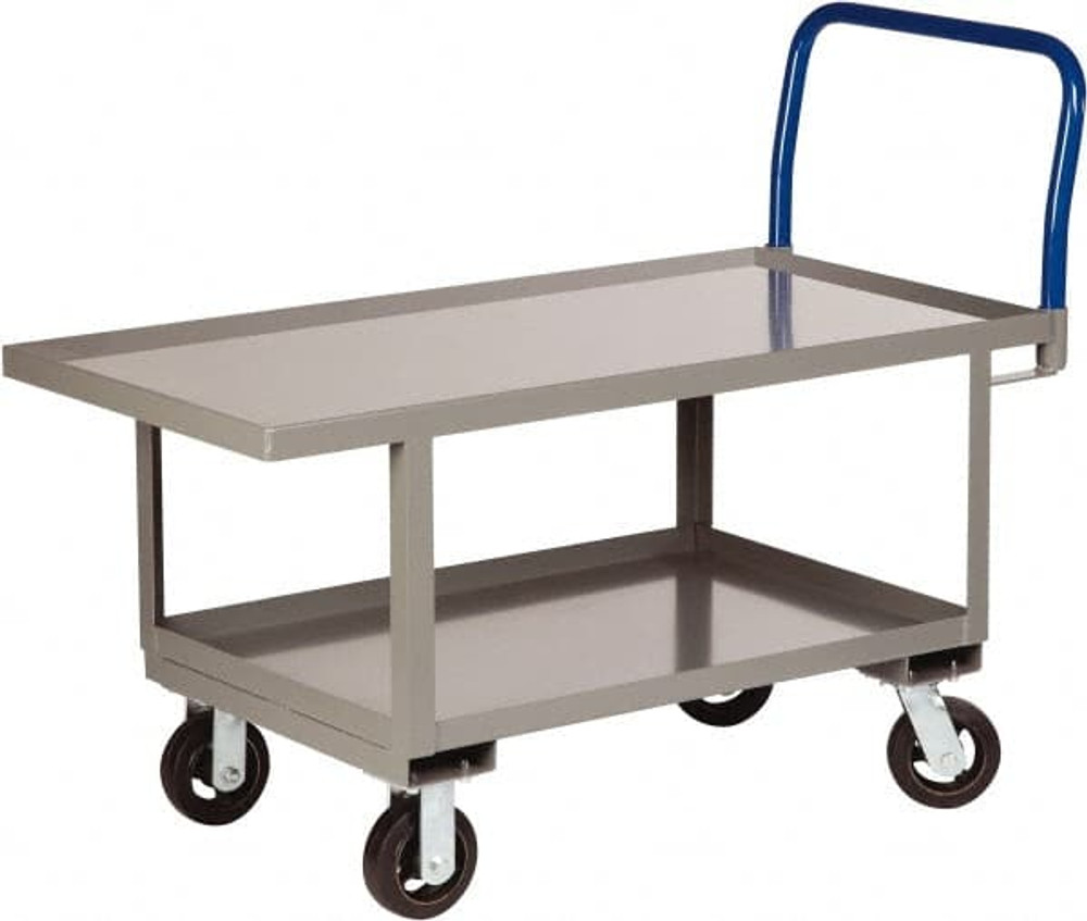 Little Giant. RNL2-2448-6MR Platform Truck: 2,000 lb Capacity, Steel Deck, 48" Long, 26" High