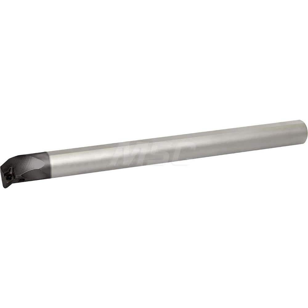 Kyocera THC13910 Indexable Boring Bars; Minimum Bore Diameter (mm): 20.00 ; Maximum Bore Depth (mm): 112.00 ; Toolholder Style: E...SDQC ; Tool Material: Steel; Solid Carbide ; Insert Compatibility: DCGT215; DCMX215; DCMT215; DCET215; DCMW215