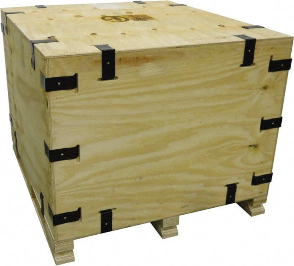 packIQ CL8QUADCON6 Bulk Storage Container: Collapsible Wood Crate