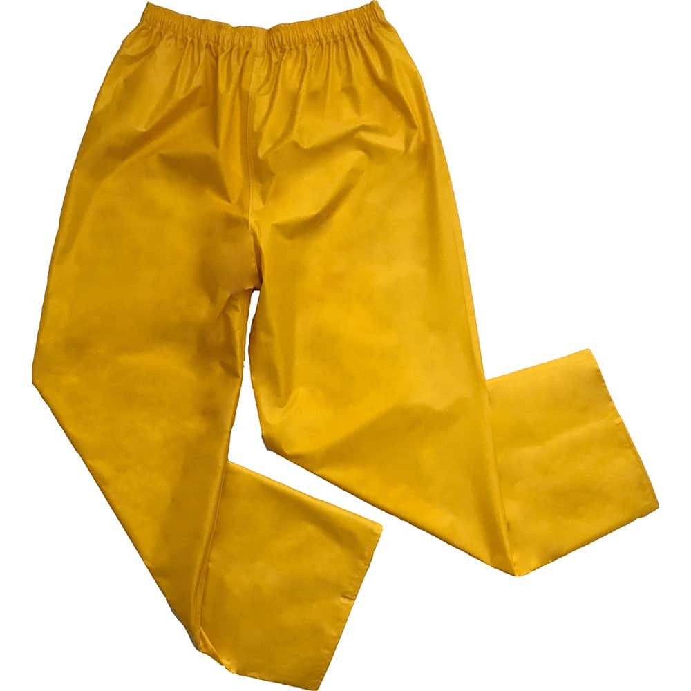 Louisiana Professional Wear 500EWTYLXL Rain Pants: Size XL, Yellow, Nylon & PVC