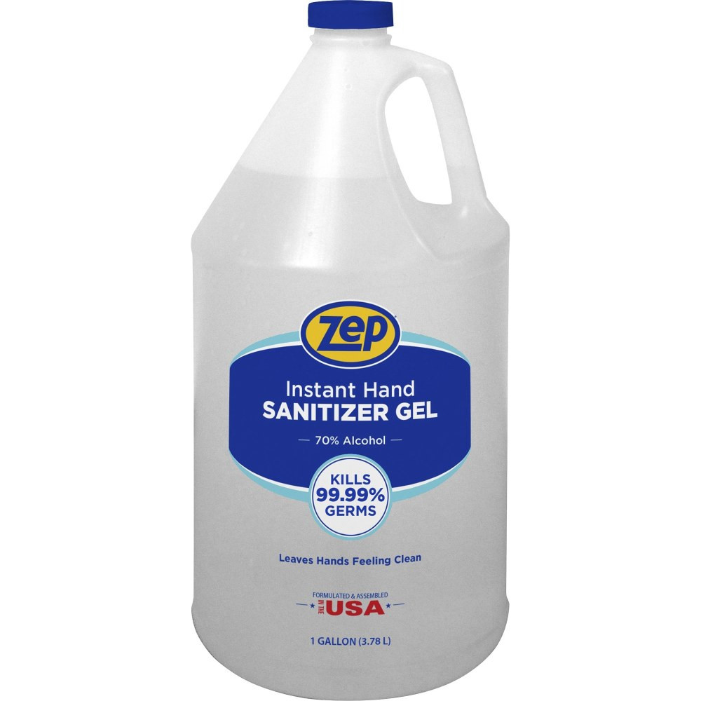 ZEP INC. 355824 Zep Hand Sanitizer Gel, Clean Scent, 1 Gallon