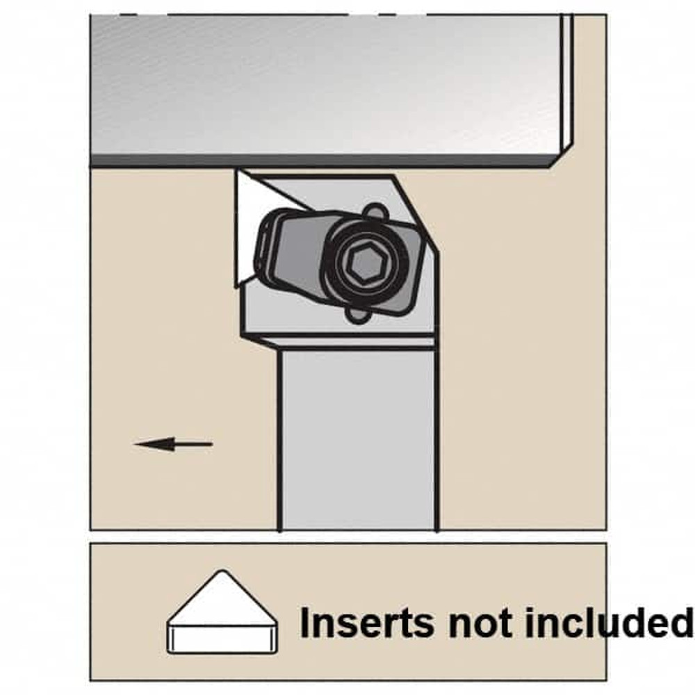 Kennametal 1261482 RH CTGN -6° Negative Rake Indexable Turning Toolholder