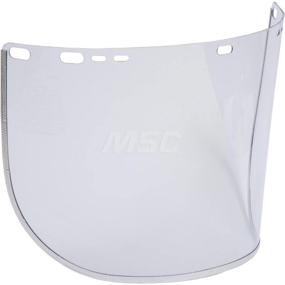 Jackson Safety 29054 Face Shield Windows & Screens: Replacement Window, Clear, 8" High, 0.06" Thick