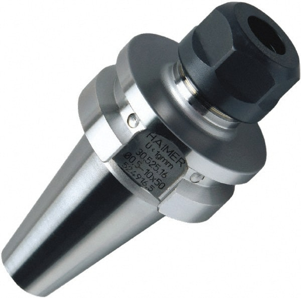 HAIMER 30.521.20 Collet Chuck: 0.04 to 0.51" Capacity, ER Collet, Taper Shank