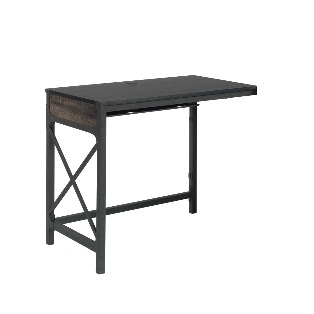 SAUDER WOODWORKING CO. 428156 Sauder Foundry Road 36inW Desk Return, Carbon Oak