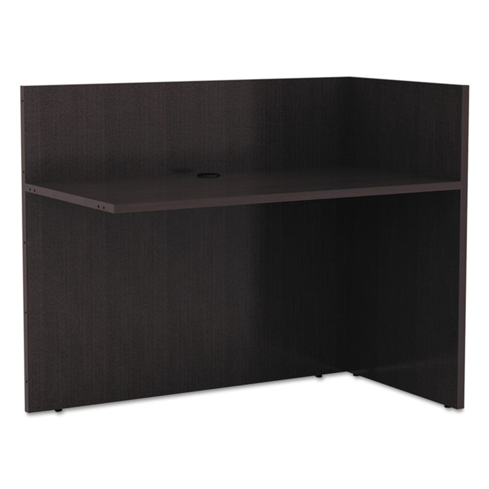 ALERA VA324424ES Alera Valencia Reversible Reception Return, 44.13w x 23.63d x 41.5h, Espresso