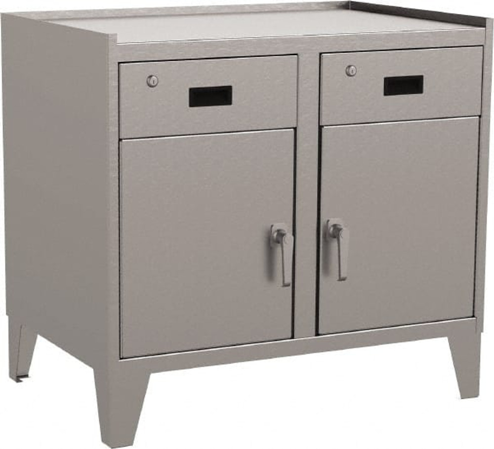 Jamco ZU136 Locking Storage Cabinet: 36" Wide, 18" Deep, 34" High