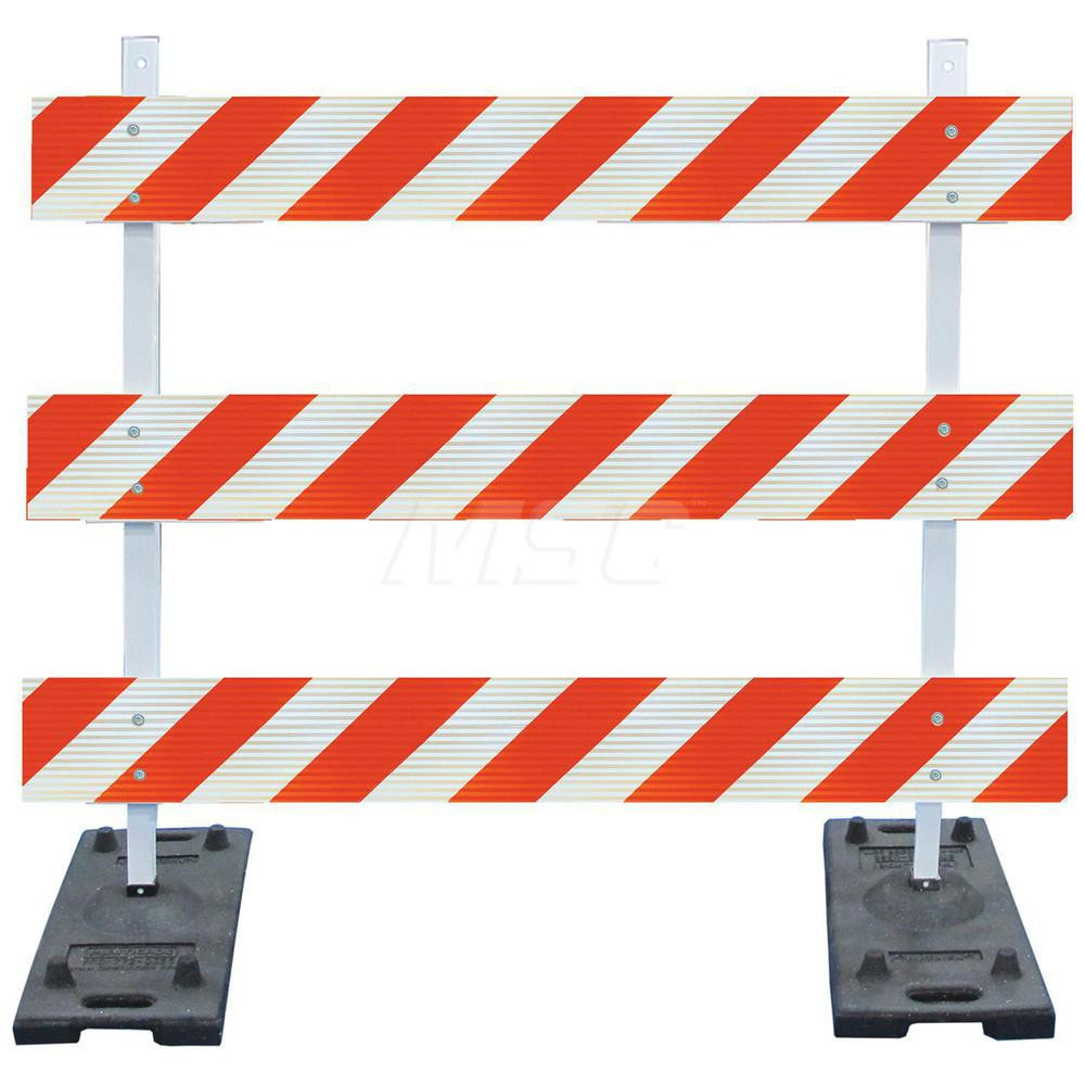 Plasticade 3206HIPRDRILLKI Traffic Barricades; Barricade Height (Inch): 63 ; Barricade Width (Inch): 72 ; Reflective: Yes ; Compliance: MASH Compliant; MUTCD