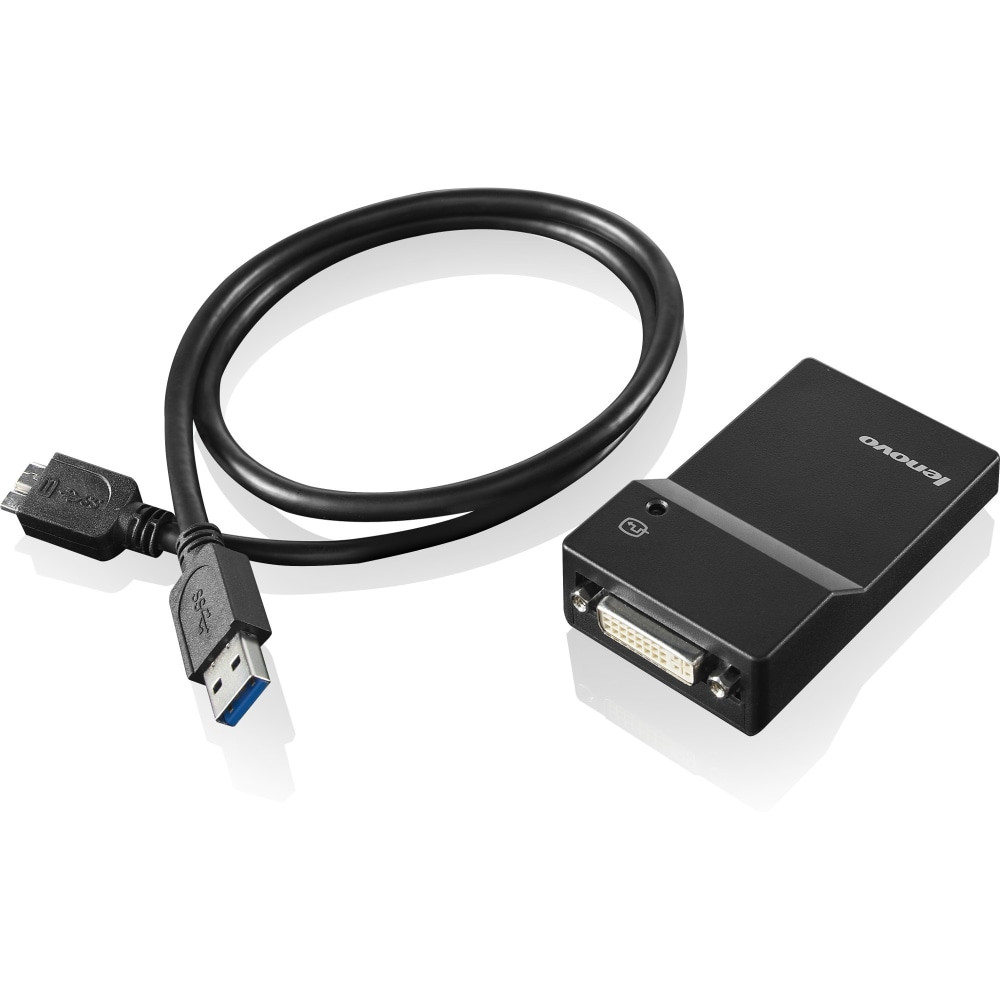 LENOVO, INC. 0B47072 Lenovo Graphic Adapter - USB 3.0 - DVI