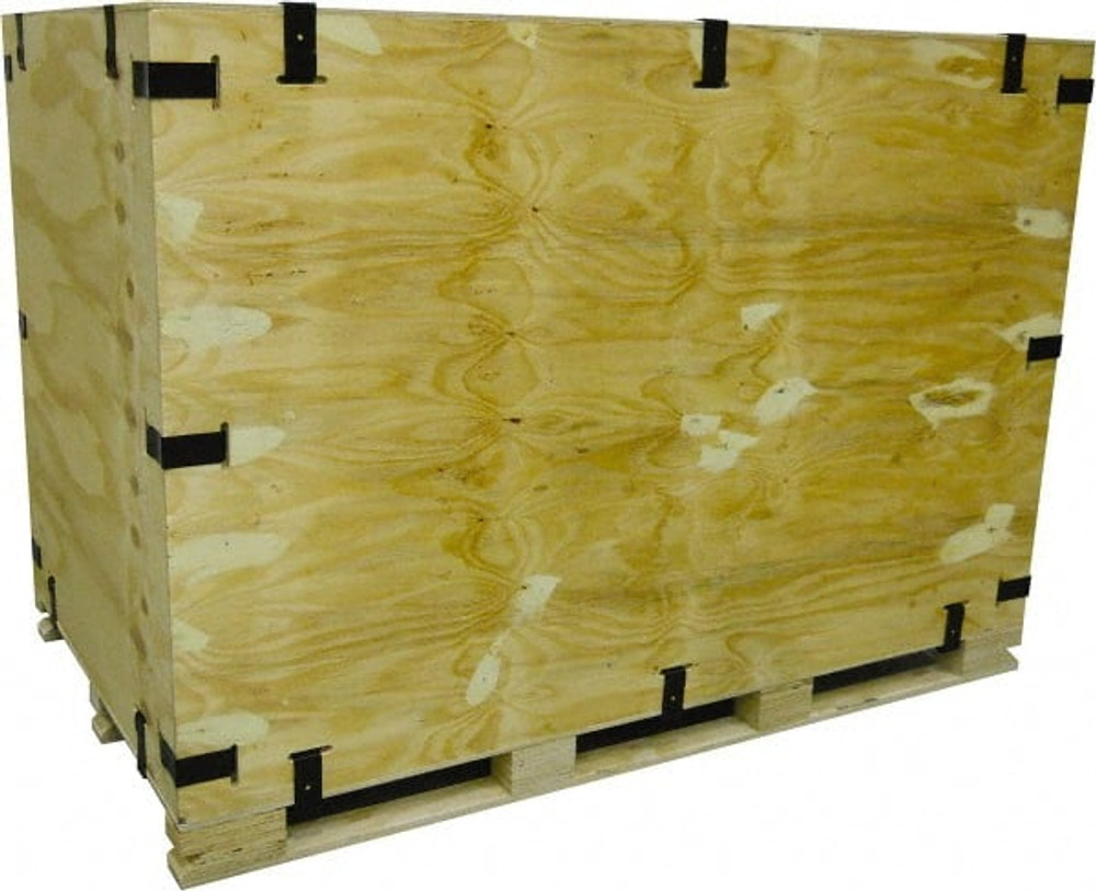 packIQ NBCL12248X56 Bulk Storage Container: Collapsible Wood Crate