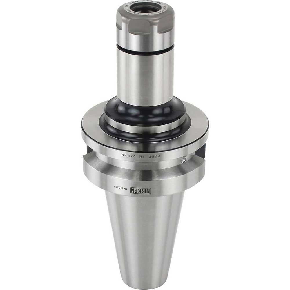 Lyndex-Nikken NBT40-SK10C-90 Collet Chucks; Collet System: Slim Chuck ; Collet Series: SK10 ; Taper Size: NBT40 ; Projection (Decimal Inch): 3.5400in ; Minimum Collet Capacity (Decimal Inch): 0.0350in ; Maximum Collet Capacity (Decimal Inch): 0.3940i