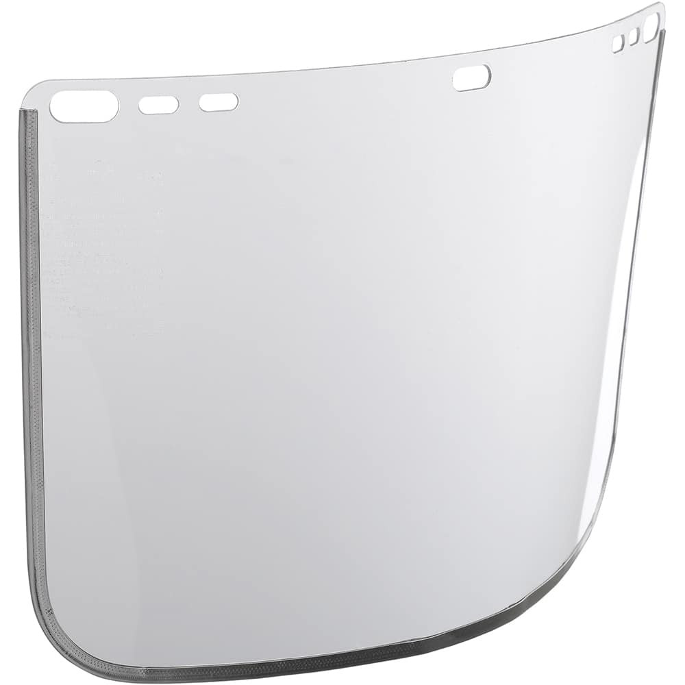 Jackson Safety 29092 Face Shield Windows & Screens: Replacement Window, Clear, 9" High, 0.04" Thick