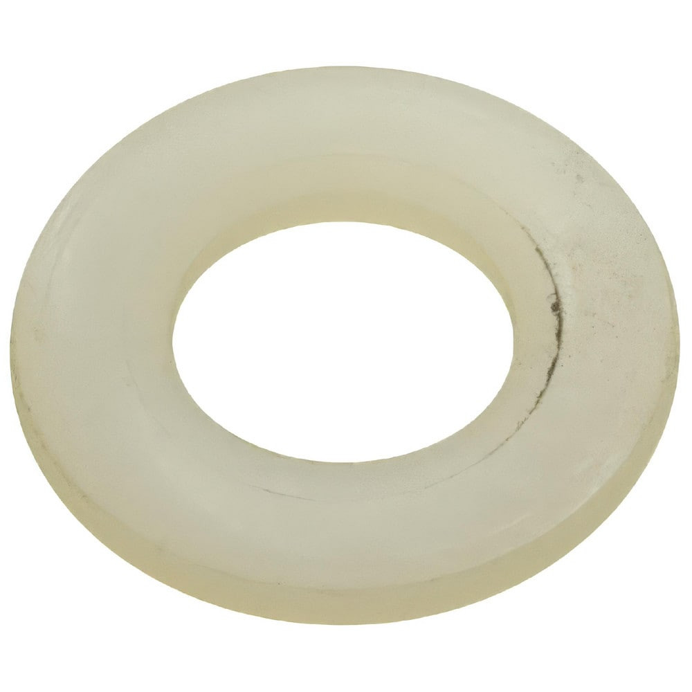 Made in USA WFI-250-059-N-B 1/4" Screw Standard Flat Washer: Nylon, Plain Finish