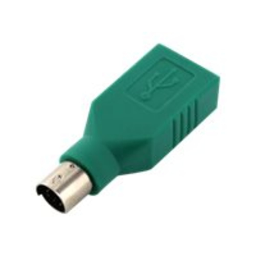 SEAL SHIELD LLC SSPS2A25 Seal Shield SSPS2A25 - Keyboard / mouse adapter - USB (F) to PS/2 (M) - green (pack of 25)