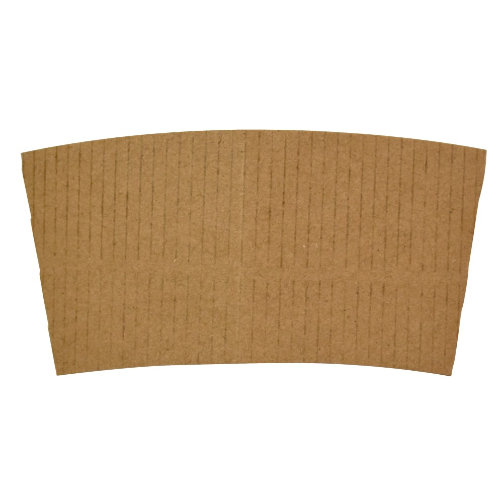 HOTEL EMPORIUM SLV-KRAFT  Coffee Cup Sleeves, For 10 - 12 Oz Cups, 100% Recycled, Kraft, Case Of 1,000 Sleeves