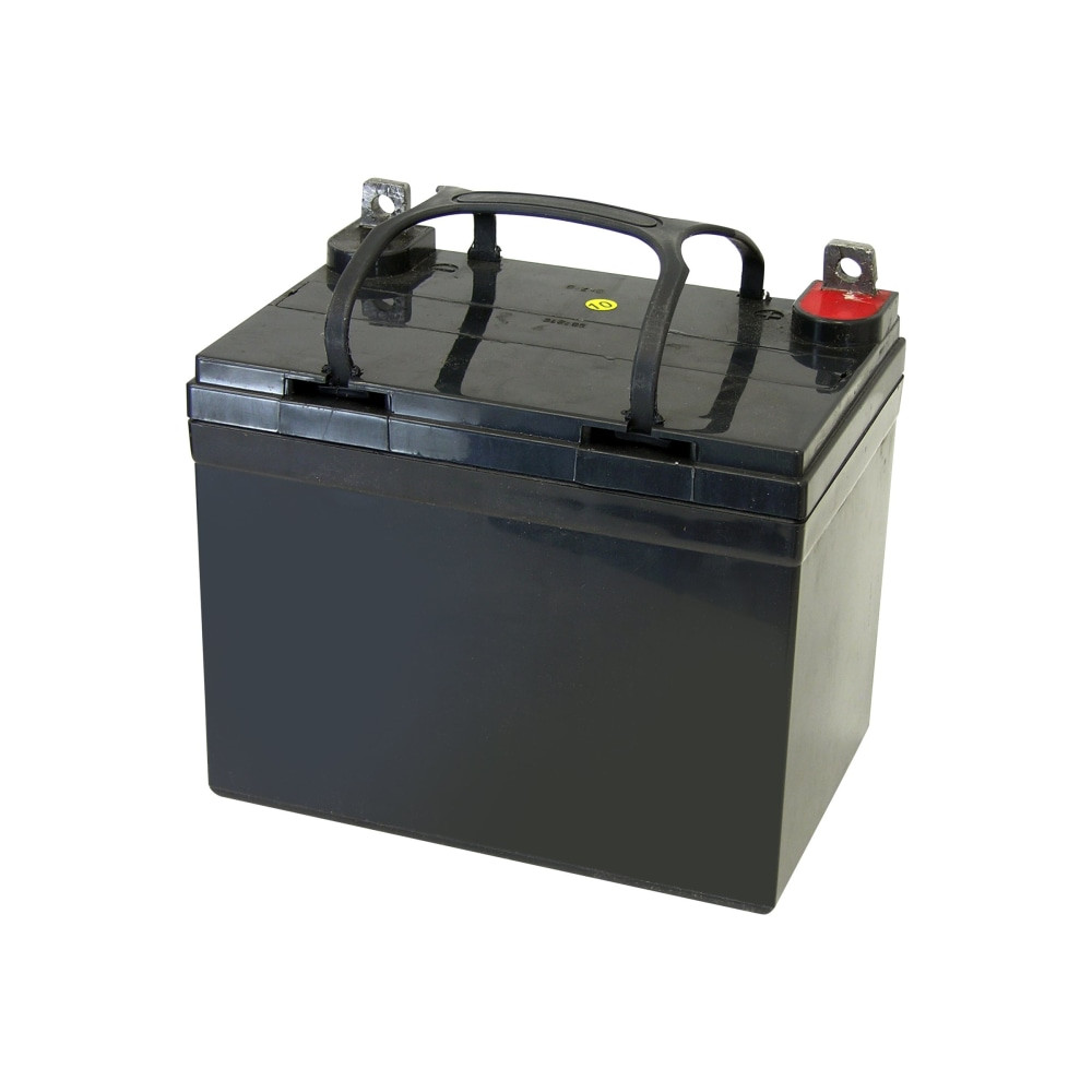 Sealed lead-acid 33 Ah battery replaces batteries in StyleView SLA 66 Ah Powered Carts. Batteries must be purchased and replaced in pairs.