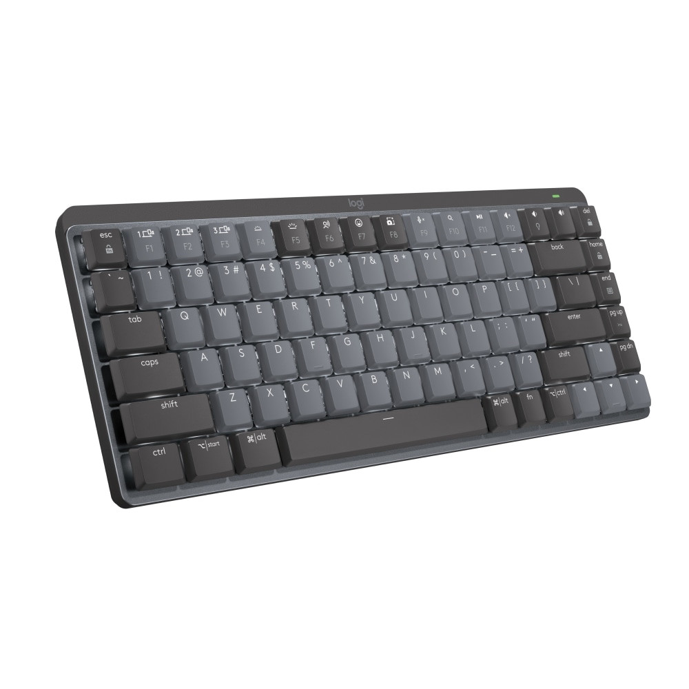 LOGITECH 920-010550  Master Series MX Mechanical Wireless Illuminated Performance Keyboard - Wireless Connectivity - Bluetooth - 32.81 ft - ChromeOS - PC, Mac - Mechanical/MX Keyswitch - Graphite