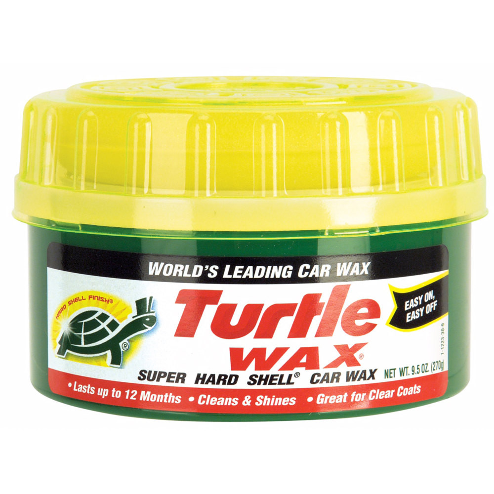 TURTLE WAX INC. T223R Turtle Wax Super Hard Shell Paste Car Wax, 9.5 Oz Bottle, Pack Of 6