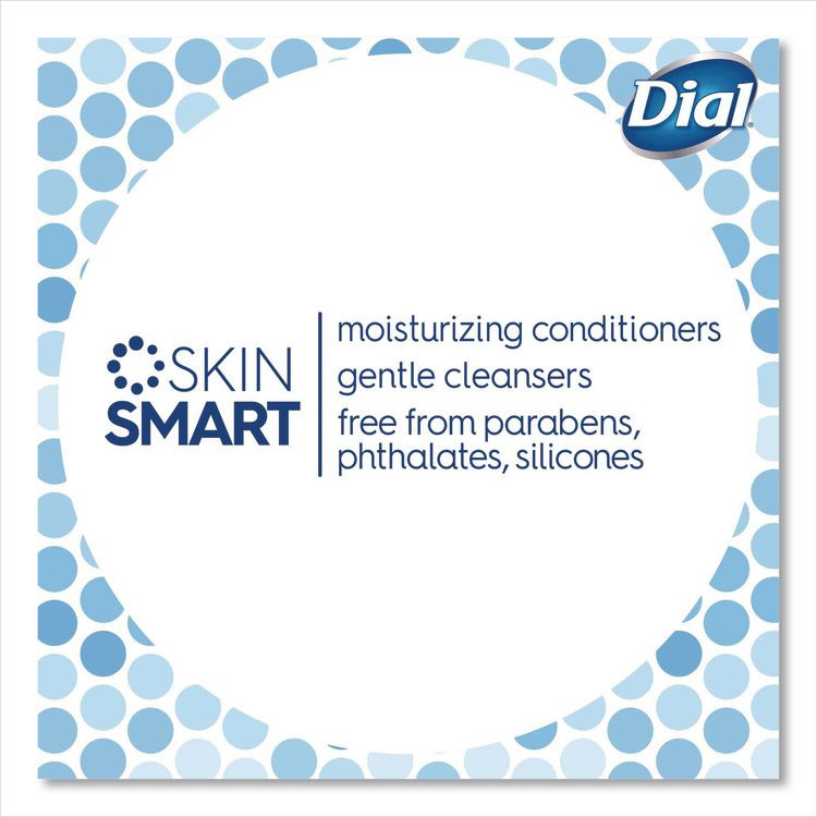 DIAL PROFESSIONAL 04031 Body Wash Refill for 1 L Liquid Dispenser, Spring Water Scent, 1 L, 8/Carton