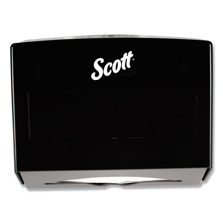 KIMBERLY-CLARK PROFESSIONAL Scott® 09215 Scottfold Folded Towel Dispenser, 10.75 x 4.75 x 9, Black