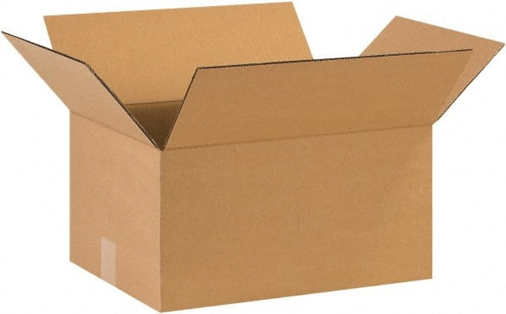 Made in USA HD16128 Heavy-Duty Corrugated Shipping Box: 16" Long, 12" Wide, 8" High