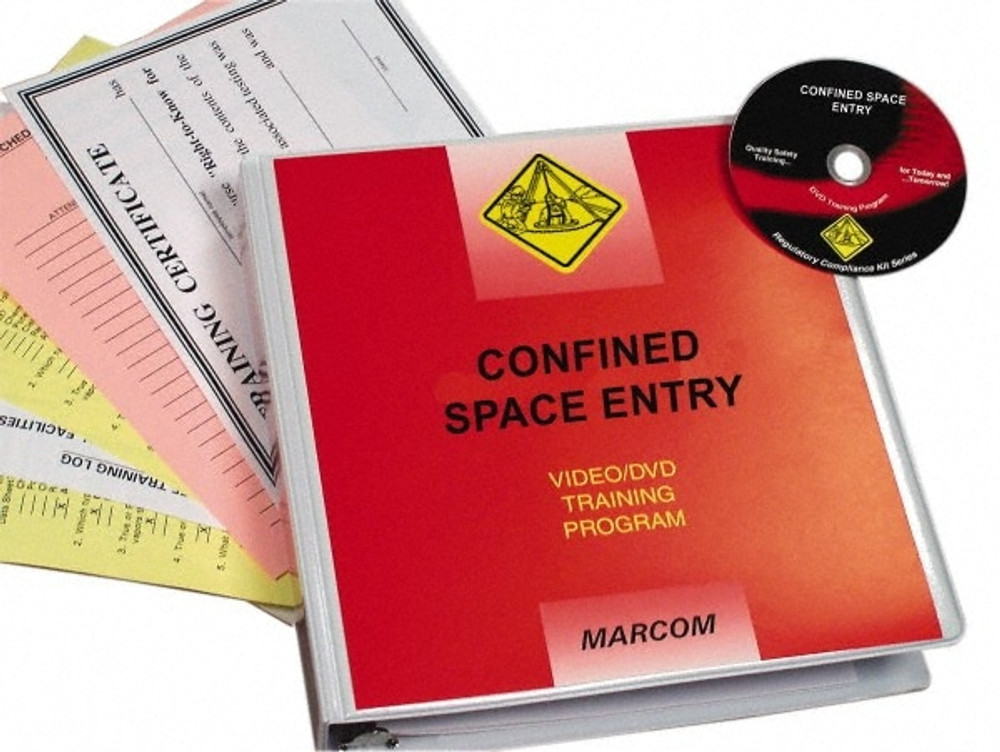 Marcom V000CSE9EO Confined Space Entry, Multimedia Training Kit