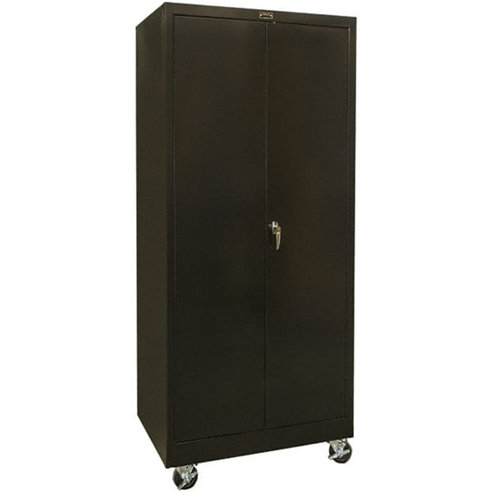 Hallowell 815S24M-ME Mobile Steel Storage Cabinet: 36" Wide, 24" Deep, 78" High