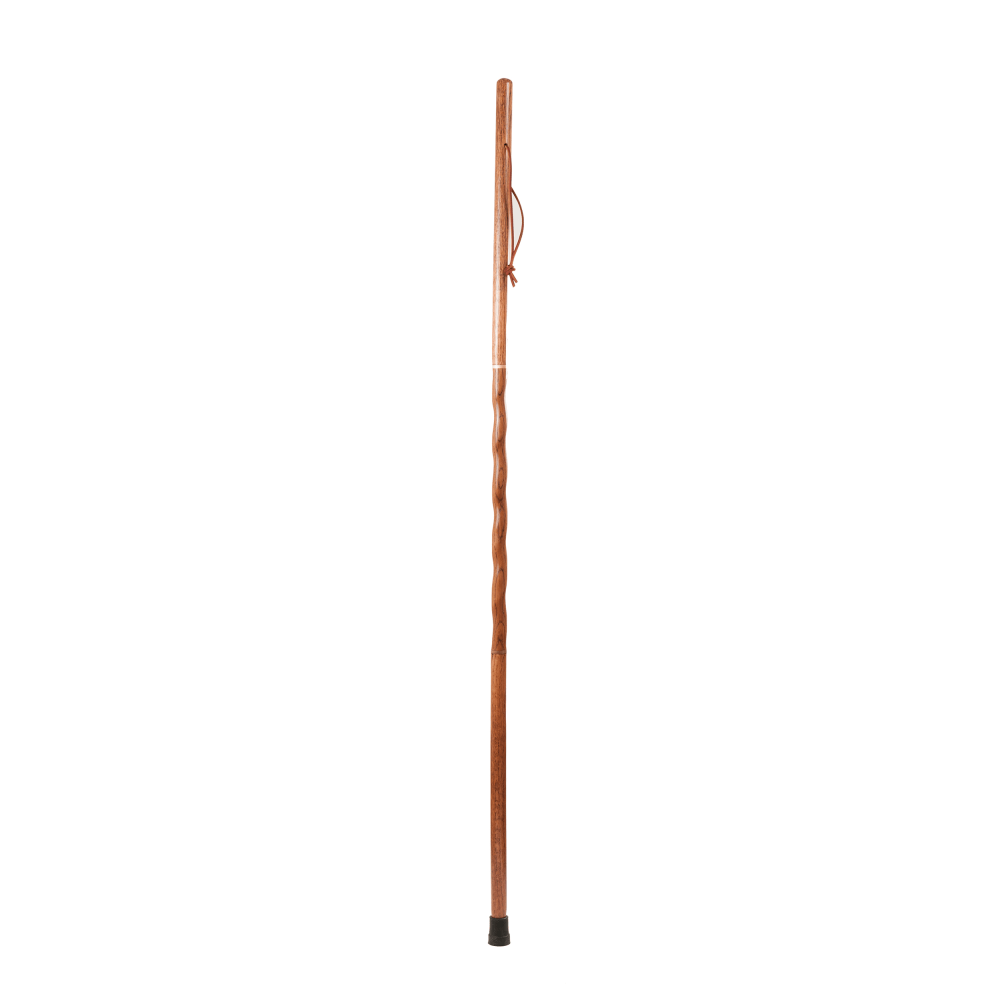 BRAZOS WALKING STICKS 602-3000-1325  Travelers Collapsible Twisted Oak Walking Stick, 55in, Red